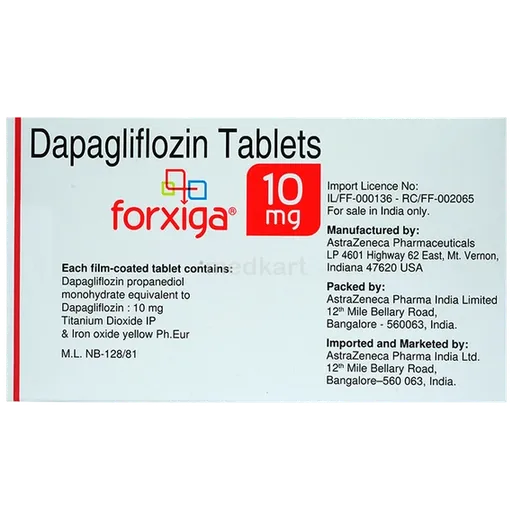 forxiga 10mg tablet 14's